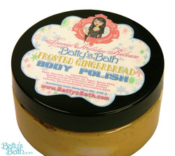 Frosted Gingerbread Body Polish Handmade with Sugar and Epsom Salts